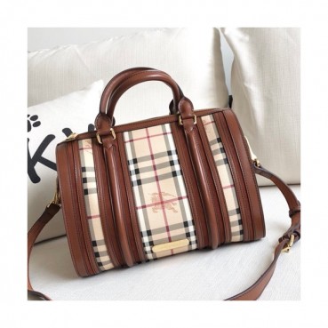 [유니크&트렌디한 백]Burberry 2019 Tote Shoulder Bag,31CM - 버버리 2019 여성용 토트 숄더백,BURB0181,31CM,베이지+브라운
