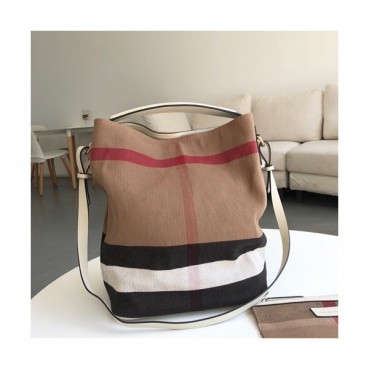 Burberry Ashby Bucket Tote Shoulder Bag,34CM - 버버리 애쉬비 버킷 토트 숄더백,BURB0163,34CM,화이트