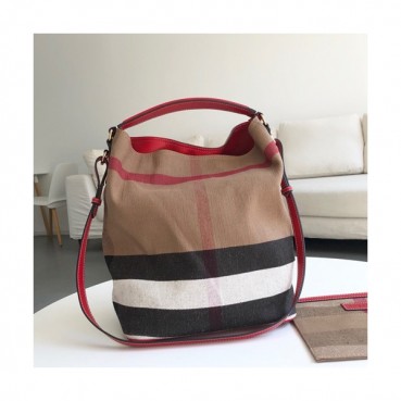 Burberry Ashby Bucket Tote Shoulder Bag,34CM - 버버리 애쉬비 버킷 토트 숄더백,BURB0162,34CM,레드