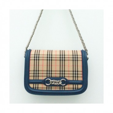 Burberry 2019 Leather Shoulder Bag ,23CM - 버버리 2019 레더 여성용 숄더백,BURB0131 ,23cm,네이비