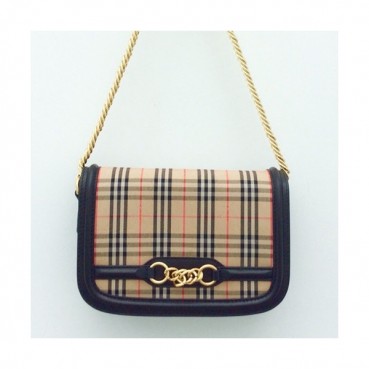 Burberry 2019 Leather Shoulder Bag ,23CM - 버버리 2019 레더 여성용 숄더백,BURB0130 ,23cm,블랙