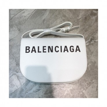 Balenciaga 2019 Ville Day Leather Large Shoulder Bag,24CM - 발렌시아가 2019 빌 데이 레더 라지 숄더백,BGB0264,24CM,화이트