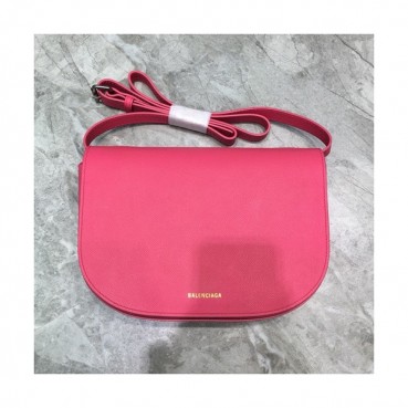 Balenciaga 2019 Ville Day Leather Large Shoulder Bag,24CM - 발렌시아가 2019 빌 데이 레더 라지 숄더백,BGB0263,24CM,핑크