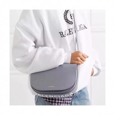 Balenciaga 2019 Ville Day Leather Large Shoulder Bag,24CM - 발렌시아가 2019 빌 데이 레더 라지 숄더백,BGB0261,24CM,그레이