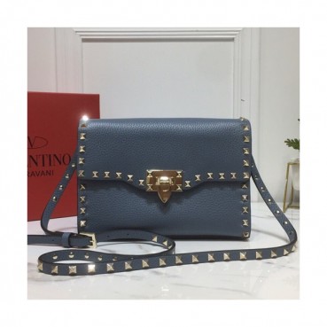 Valentino 2019 Leather Rockstud Shoudler Bag,22.5CM - 발렌티노 2019 레더 락스터드 숄더백,0181 