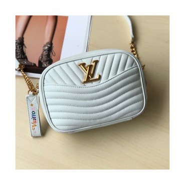 Louis Vuitton 2019 Leather New Wave Camera Shouder Bag,21.5cm - 루이비통 2019 레더 뉴웨이브 카메라 숄더백 ,M53863,LOUB1188,21.5cm,화이트