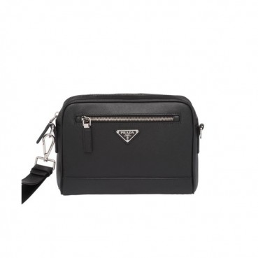 [모던&시크]Prada 2019 Saffiano Shoulder Bag,23CM - 프라다 2019 사피아노 남성용 숄더백,2VH063