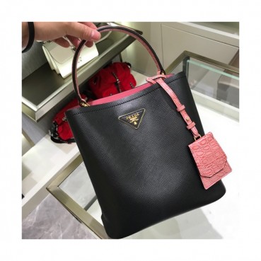 Prada 2019 Double Saffiano Tote Shoulder Bag,23cm - 프라다 2019 여성용 두블레 사피아노 토트 숄더백 ,1BA212