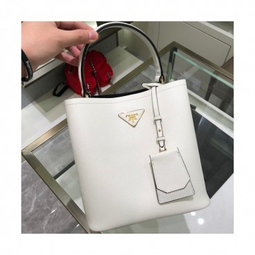 Prada 2019 Double Saffiano Tote Shoulder Bag,23cm - 프라다 2019 여성용 두블레 사피아노 토트 숄더백 ,1BA212