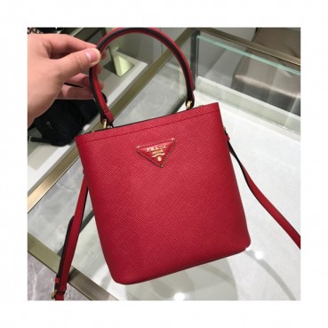 Prada 2019 Double Small Saffiano Tote Shoulder Bag,18cm - 프라다 2019 여성용 두블레 스몰 사피아노 토트 숄더백 ,1BA217
