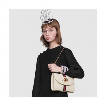 [올봄 잇템!]Gucci 2019 Rajah Leather Small Chain Shoulder Bag ,24CM - 구찌 2019 라자 레더 스몰 체인 숄더백 570145,GUB0531 ,24cm,화이트