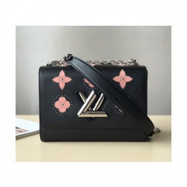 [매장판]Louis Vuitton 2019 Leather Twist Shouder Bag,23cm - 루이비통 2019 레더 트위스트 숄더백 ,M50280,LOUB1162,23cm,블랙