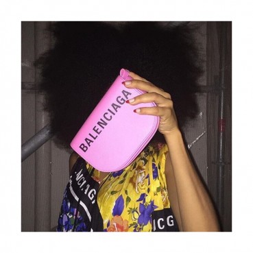 Balenciaga 2019 Ville Day Leather Shoulder Bag,19CM - 발렌시아가 2019 빌 데이 레더 숄더백,BGB0186,19CM,핑크