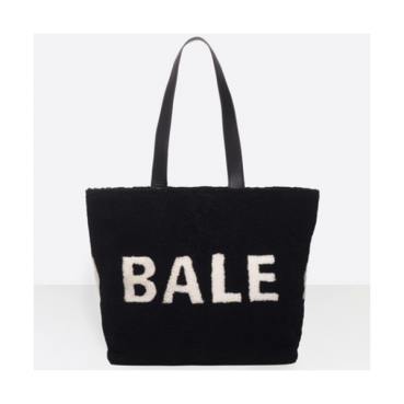 [매장판]Balenciaga 2019 Lambs Wool Tote Shoulder Bag,36CM - 발렌시아가 2019 램스울 여성용 토트 숄더백, BGB0180, 36cm,블랙