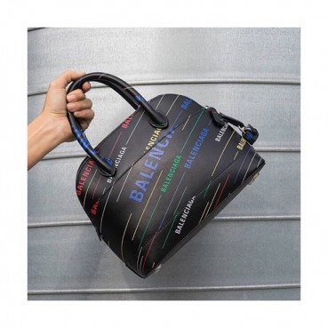 Balenciaga 2019 Ville Top Handle Shoulder Bag,18/26CM - 발렌시아가 2019 빌 탑 핸들 숄더백,BGB0077,18/26CM,블랙