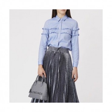 Balenciaga 2019 Ville Top Handle Shoulder Bag,18/26CM - 발렌시아가 2019 빌 탑 핸들 숄더백,BGB0075,18/26CM,그레이