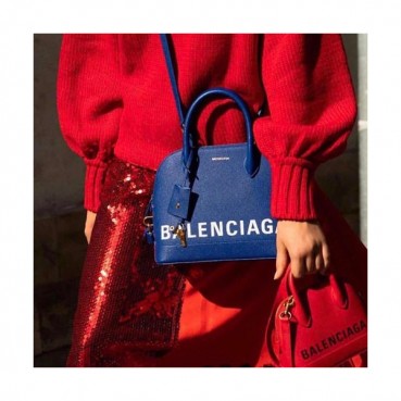 Balenciaga 2019 Ville Top Handle Shoulder Bag,18/26CM - 발렌시아가 2019 빌 탑 핸들 숄더백,BGB0070,18/26CM,블루