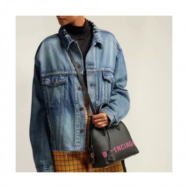 Balenciaga 2019 Ville Top Handle Shoulder Bag,18/26CM - 발렌시아가 2019 빌 탑 핸들 숄더백,BGB0068,18/26CM,블랙