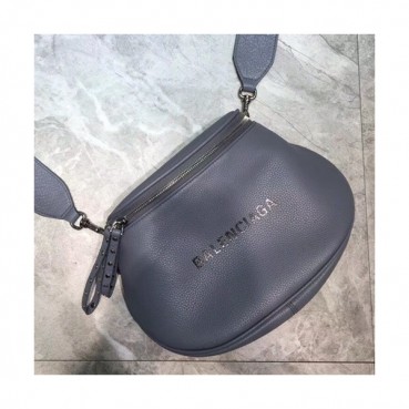 Balenciaga 2019 Leather  Shoulder Bag,24CM - 발렌시아가 2019 남여공용 레더 숄더백,BGB0016,24CM,다크그레이