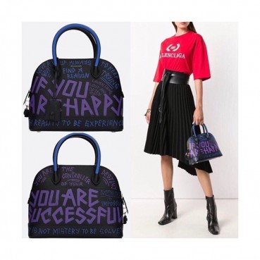 Balenciaga 2019 Ville Top Handle Shoulder Bag,18/26CM - 발렌시아가 2019 빌 탑 핸들 숄더백,BGB0012,18/26CM,블랙