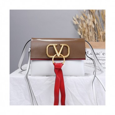 [매력 터지는 러블리 봄신상] Valentino 2019 V-ring Leather Mini Shoudler Bag,21CM 