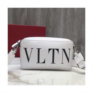Valentino 2019 Leather Belt Bag Shoulder Bag,23CM - 발렌티노 2019 레더 남여공용 벨트백 숄더백, VTB0357,23CM,화이트