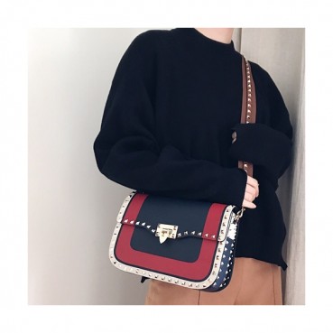 Valentino 2019 Leather Garavani Rockstud Shoudler Bag,26CM - 발렌티노 2019 레더 가라바니 락스터드 숄더백,0936 
