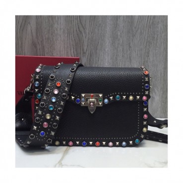 Valentino 2019 Leather Garavani Rockstud Shoudler Bag,26CM - 발렌티노 2019 레더 가라바니 락스터드 숄더백,V0936C 