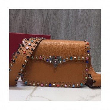 [퀄리티가 남.달.라.] Valentino 2019 Leather Garavani Rockstud Shoudler Bag,26CM - 발렌티노 2019 레더 가라바니 락스터드 숄더백,V0936C 