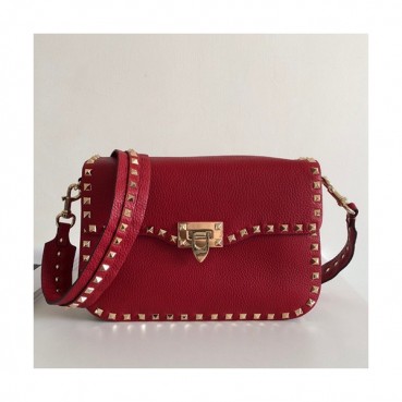 Valentino 2019 Leather Garavani Rockstud Shoudler Bag,26CM - 발렌티노 2019 레더 가라바니 락스터드 숄더백,0936 