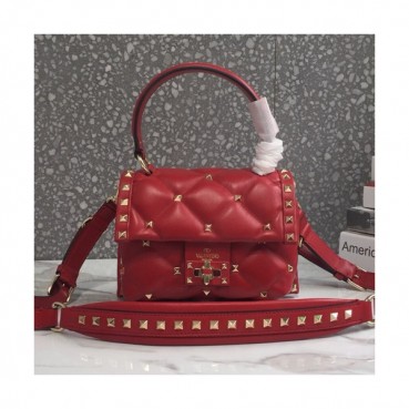 Valentino 2019 Leather Rockstud Spike Tote Shoudler Bag,25CM - 발렌티노 2019 레더 락스터드 스파이크 토트 숄더백,0033