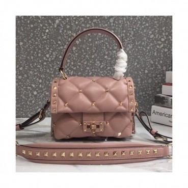 Valentino 2019 Leather Rockstud Spike Tote Shoudler Bag,25CM - 발렌티노 2019 레더 락스터드 스파이크 토트 숄더백,0033