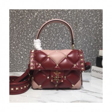 Valentino 2019 Leather Rockstud Spike Tote Shoudler Bag,25CM - 발렌티노 2019 레더 락스터드 스파이크 토트 숄더백,0033