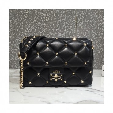 Valentino 2019 Leather Garavani CandyStud Small Chain Shoudler Bag,25CM - 발렌티노 2019 레더 가라바니 캔디스터드 스몰 체인 숄더백,0072