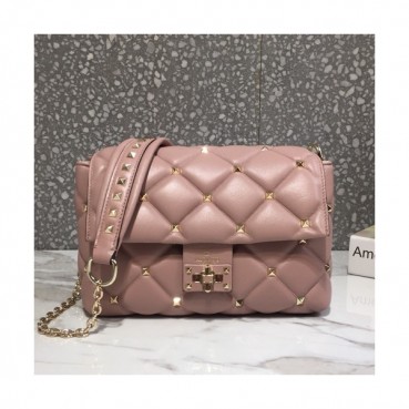 Valentino 2019 Leather Garavani CandyStud Small Chain Shoudler Bag,25CM - 발렌티노 2019 레더 가라바니 캔디스터드 스몰 체인 숄더백,0072