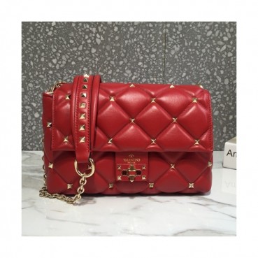 Valentino 2019 Leather Garavani CandyStud Small Chain Shoudler Bag,25CM - 발렌티노 2019 레더 가라바니 캔디스터드 스몰 체인 숄더백,0072