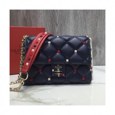 Valentino 2019 Leather Garavani CandyStud Small Chain Shoudler Bag,23CM - 발렌티노 2019 레더 가라바니 캔디스터드 스몰 체인 숄더백,0072