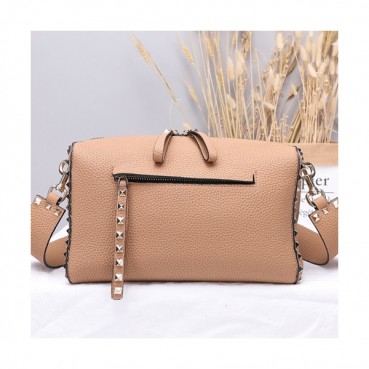 Valentino 2019 Leather Shoudler Bag,25CM - 발렌티노 2019 레더 숄더백,VTB0045,25CM,핑크
