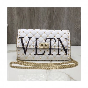 Valentino 2019 Rockstud Chain Shoulder Bag,23.5CM - 발렌티노 2019 락스터드 여성용 체인 숄더백 ,0137 