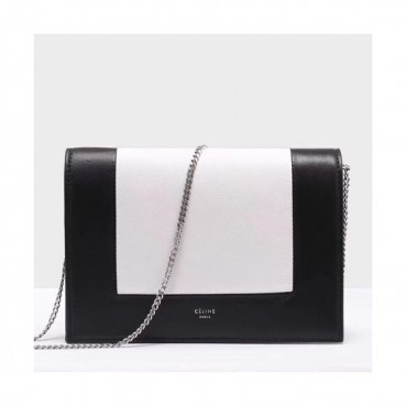 Celine Leather Frame WOC Chain Shoulder Bag,20CM - 셀린느 레더 프레임 WOC 체인 여성용 숄더백 ,CELB0018,21CM,화이트