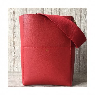 Celine Leather Sangle Shoulder Bag,33CM - 셀린느 레더 상글 숄더백 ,77427