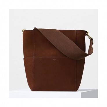 Celine Leather Sangle Shoulder Bag,33CM - 셀린느 레더 상글 숄더백 77427