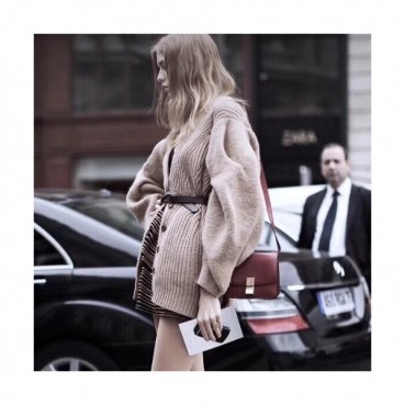 Celine Leather Classic Box Small Shoulder Bag,17CM - 셀린느 레더 클래식 박스 스몰 숄더백 ,11041