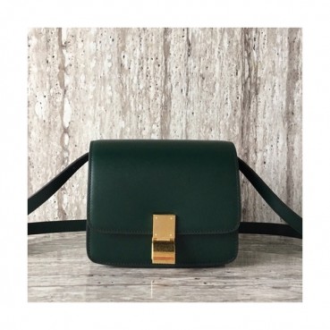 Celine Leather Classic Box Small Shoulder Bag,17CM - 셀린느 레더 클래식 박스 스몰 숄더백 ,11041