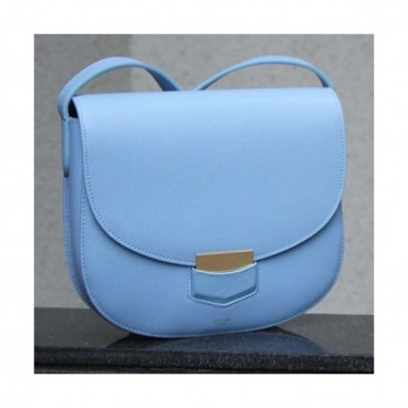 Celine Leather Trotteur Large Shoulder Bag,23CM - 셀린느 레더 트로터 라지 숄더백 ,77420