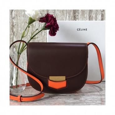 Celine Leather Trotteur Shoulder Bag,19CM - 셀린느 레더 트로터 숄더백 ,77425