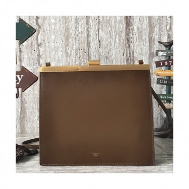 Celine Leather Shoulder Bag,23CM - 셀린느 레더 여성용 숄더백 ,90051 