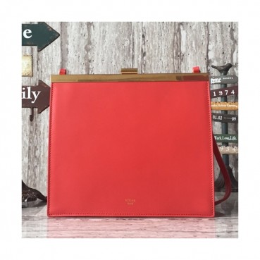 Celine Leather Shoulder Bag,23CM - 셀린느 레더 여성용 숄더백 ,90051 