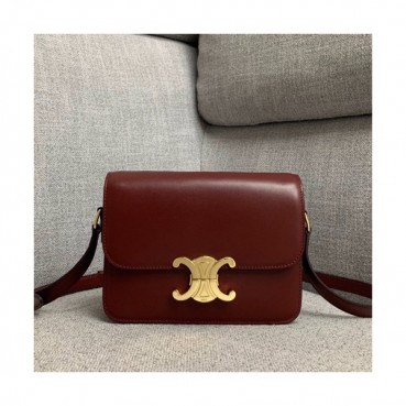 Celine 2019 Leather Women Small Shoulder Bag,19CM - 셀린느 2019 레더 여성용 스몰 숄더백 ,188423