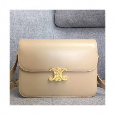 Celine 2019 Leather Women Large Shoulder Bag,24CM - 셀린느 2019 레더 여성용 라지 숄더백 ,187363